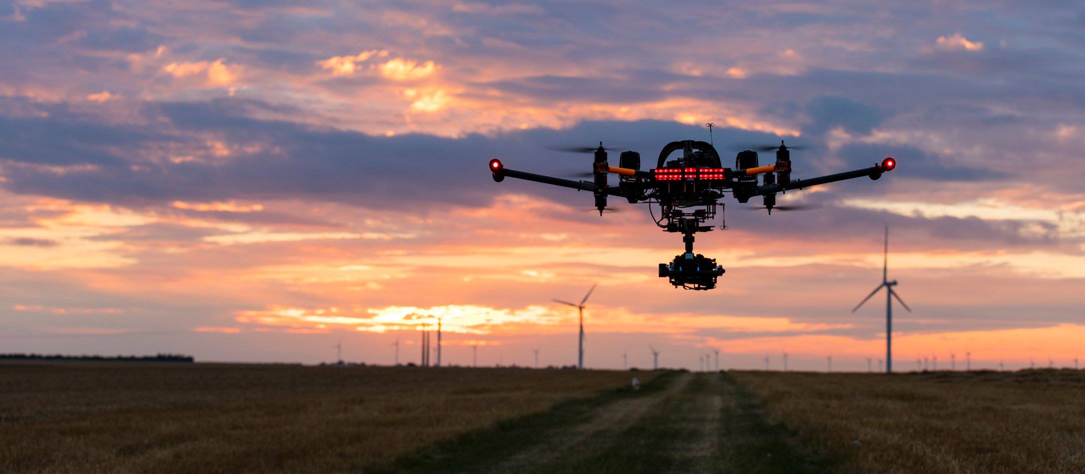 drone_france_sunset_newholland_windturbines